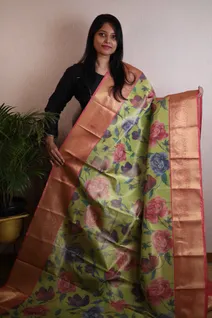 charming-printed-semi-silk-saree-in-green-with-pink-floral-patterns-sw00000129-a