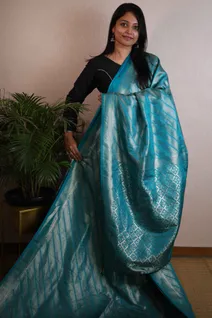 unveil-radiance-with-our-peacock-blue-semi-silk-saree-sw00000136-b