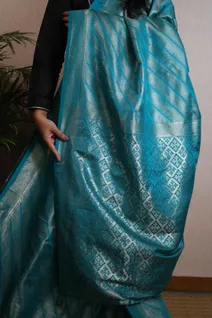 unveil-radiance-with-our-peacock-blue-semi-silk-saree-sw00000136-c