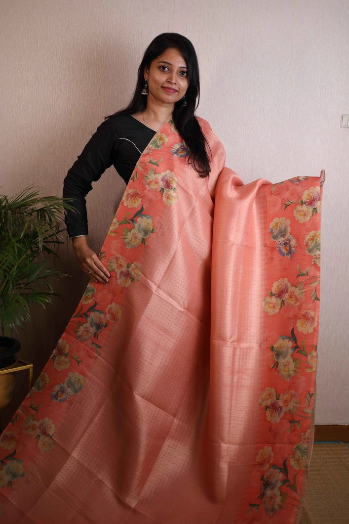 exquisite-semi-tussar-silk-saree-with-peach-and-orange-floral-border-sw00000137-a