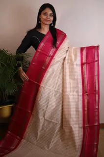 elegant-silk-cotton-saree-with-half-white-body-and-pink-checked-border-sw00000146-a