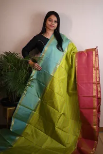 pure-zari-silk-saree-in-parrot-green-blue-and-pink-with-rettai-pettu-border-sw00000163-a