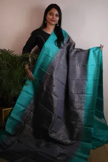 lightweight-silk-saree-in-grey-with-turquoise-blue-sw00000177-a