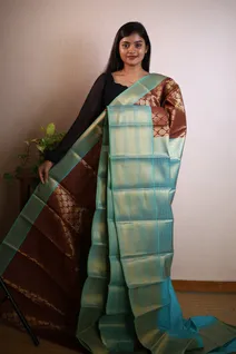 semi-silk-sarees-in-maroon-withtorquoise-green-sw00000101-b