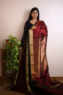 maroon-self-body-thread-pure-kanchi-silk-saree-sw0000053-b