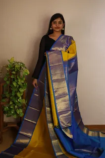 golden-yellow-with-peacock-blue-pure-kanchi-silk-saree-sw0000061-b