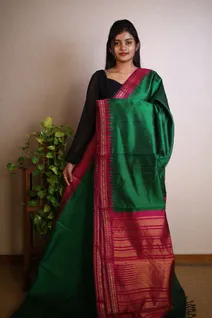 dark-green-with-maroon-pure-tussar-silk-saree-sw0000065-b