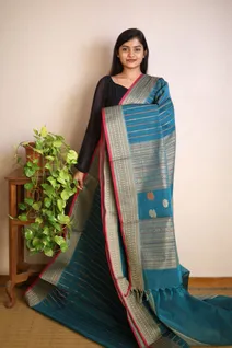 cotton-saree-in-peacock-green-with-pink-sw0000094-b