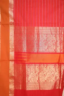 cotton-saree-in-red-with-orange-striped-lines-sw0000097-c