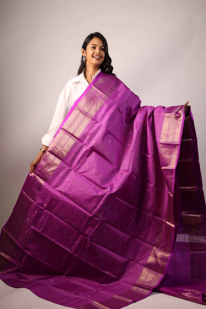kanchi-silk-saree-in-elegant-lavender-with-golden-tiny-checks-sw00000213-a