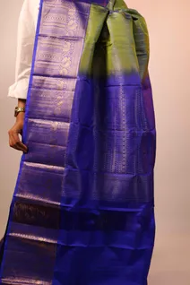 lightweight-silk-saree-with-peacock-green-and-blue-big-border-sw00000227-c