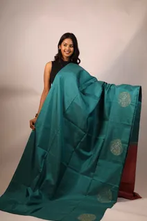 lightweight-silk-saree-in-aqua-green-and-beige-sw00000230-a