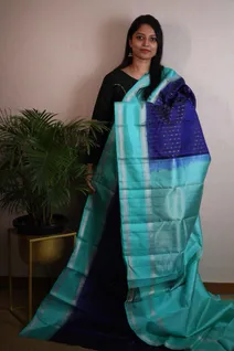 lightweight-silk-saree-in-navy-blue-with-turquoise-accents-sw00000186-b