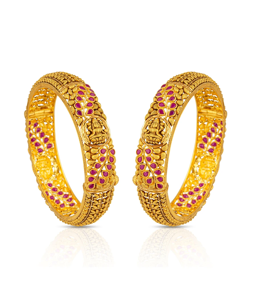 antique-bangles-with-intricate-carvings-ruby-stones-and-goddess-lakshmi-motifs-abang0005-a