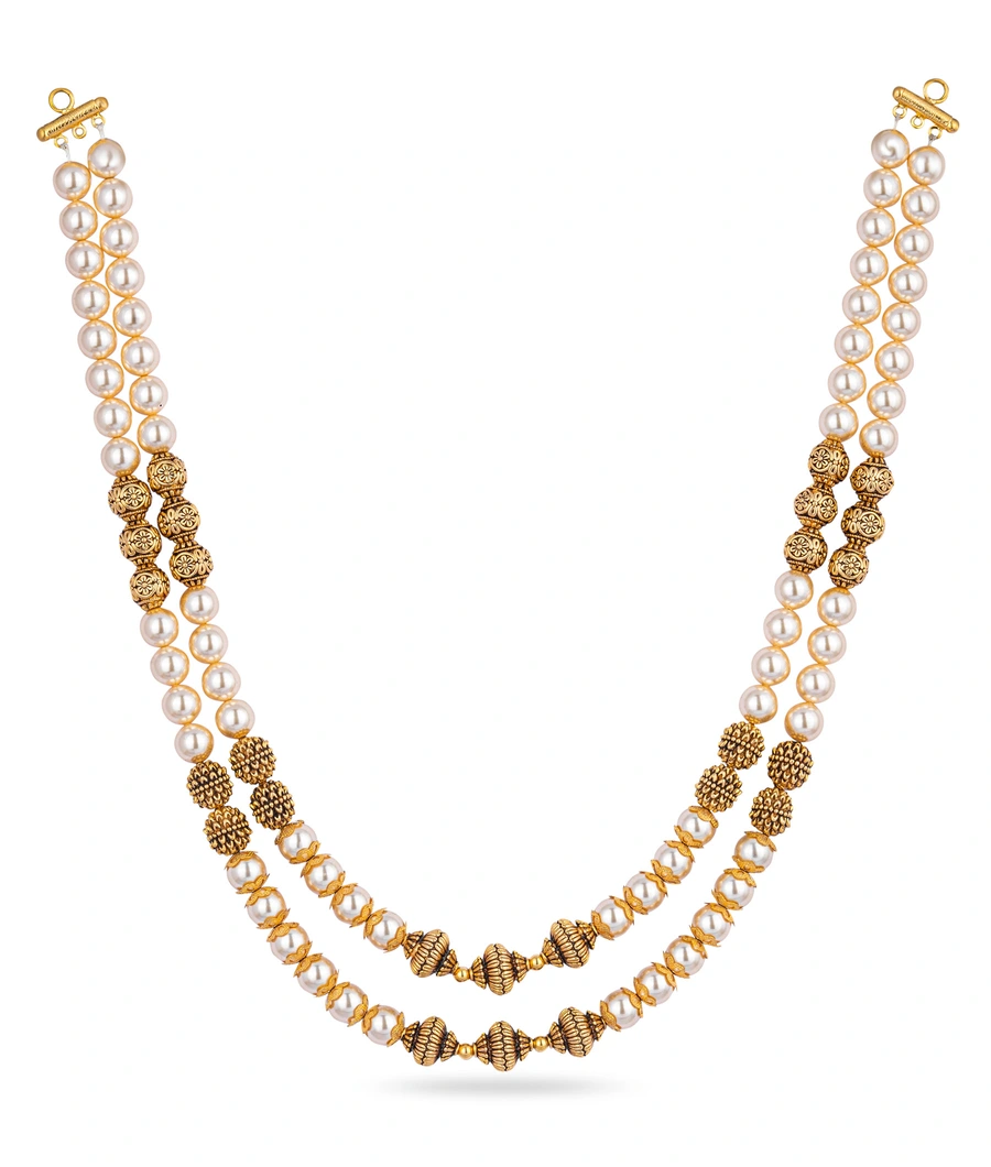 white-pearl-textured-golden-sphere-gold-plated-necklace-abm0001-a