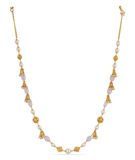 gold-plated-necklace-with-pink-stone-beads-and-pearls-abm0007-a