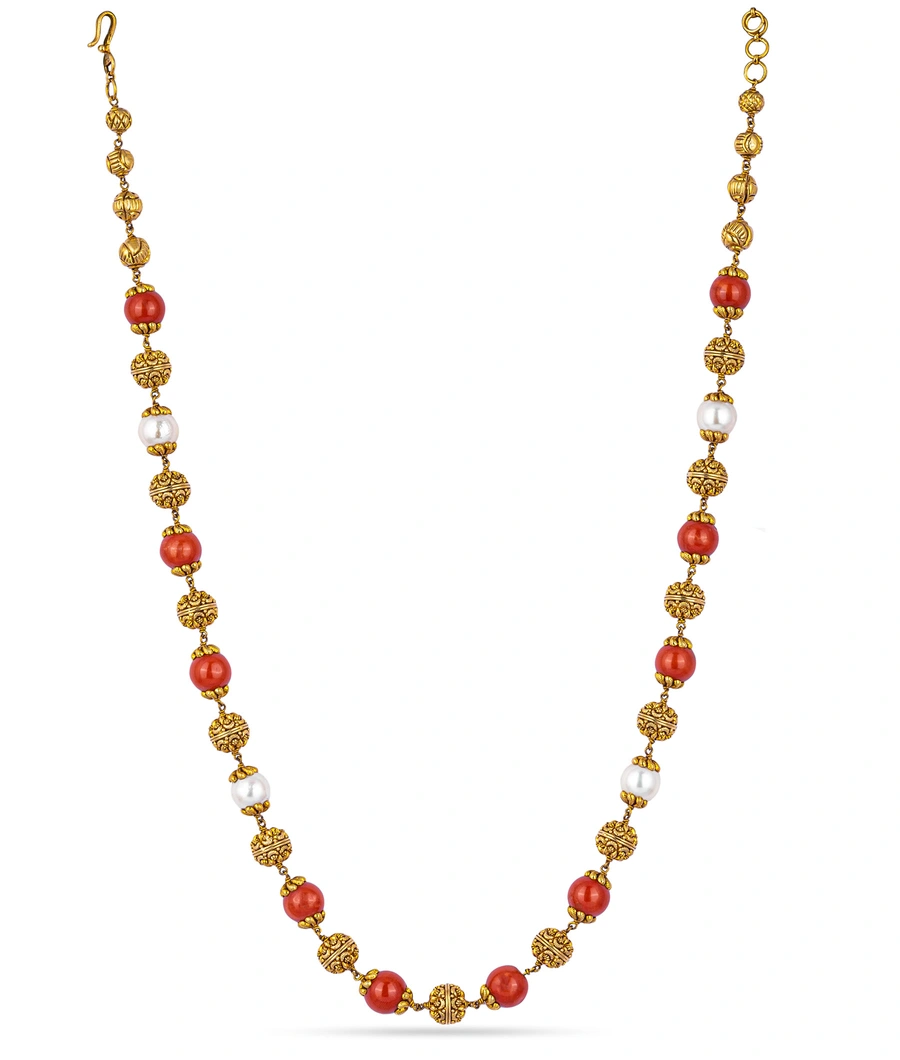 gold-plated-necklace-with-coral-and-pearl-beads-abm0008-a