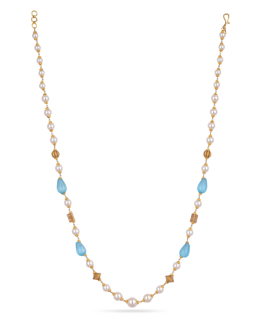 gold-plated-necklace-with-pearls-and-blue-stone-drops-abm0010-a