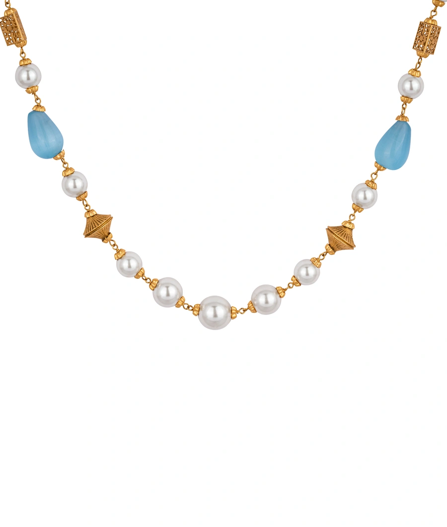 gold-plated-necklace-with-pearls-and-blue-stone-drops-abm0010-b