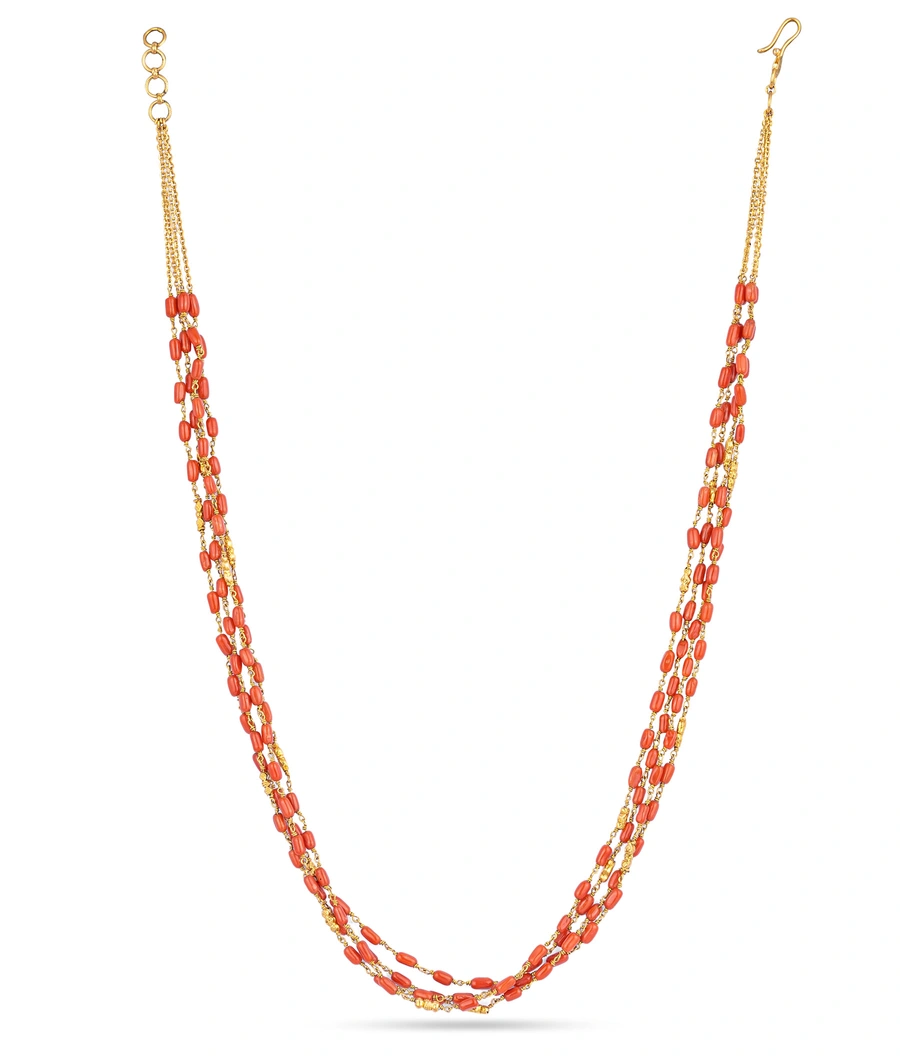 gold-plated-multi-strand-coral-bead-necklace-abm0016-a