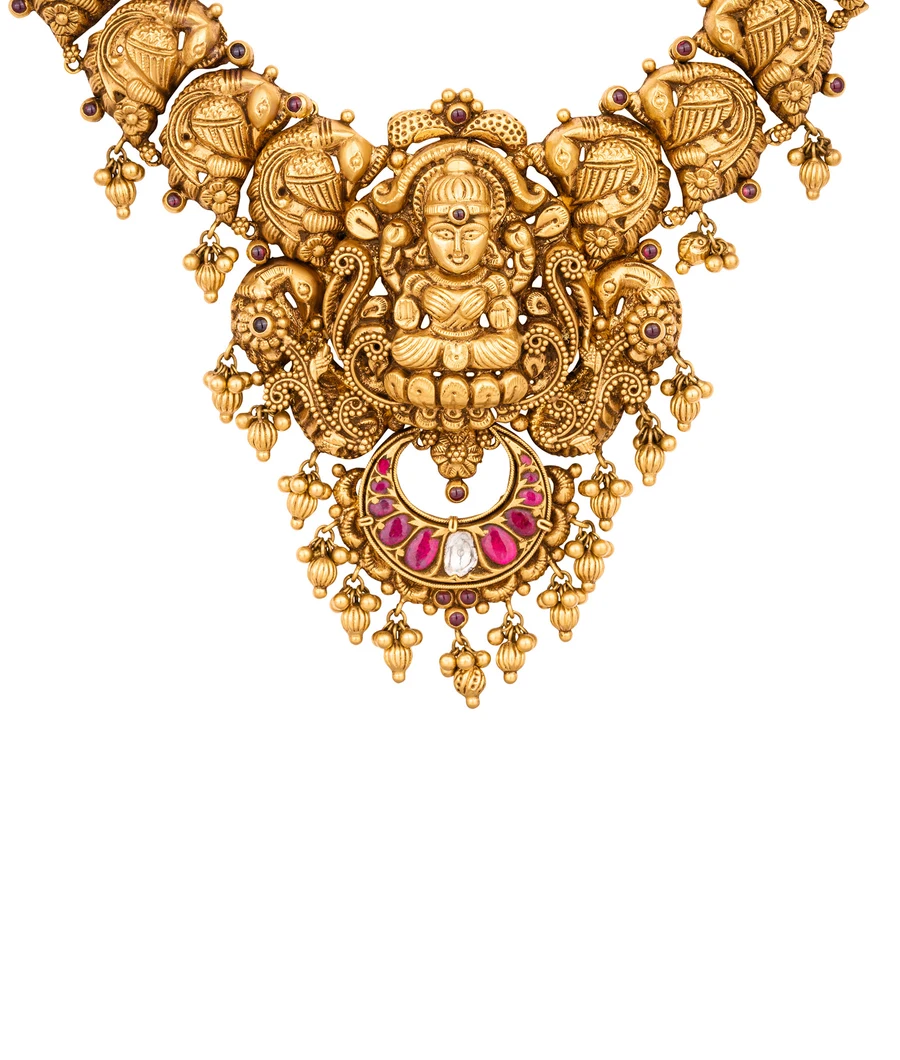 antique-haram-with-intricate-carvings-gemstones-and-goddess-lakshmi-motifs-ahrm0010-b