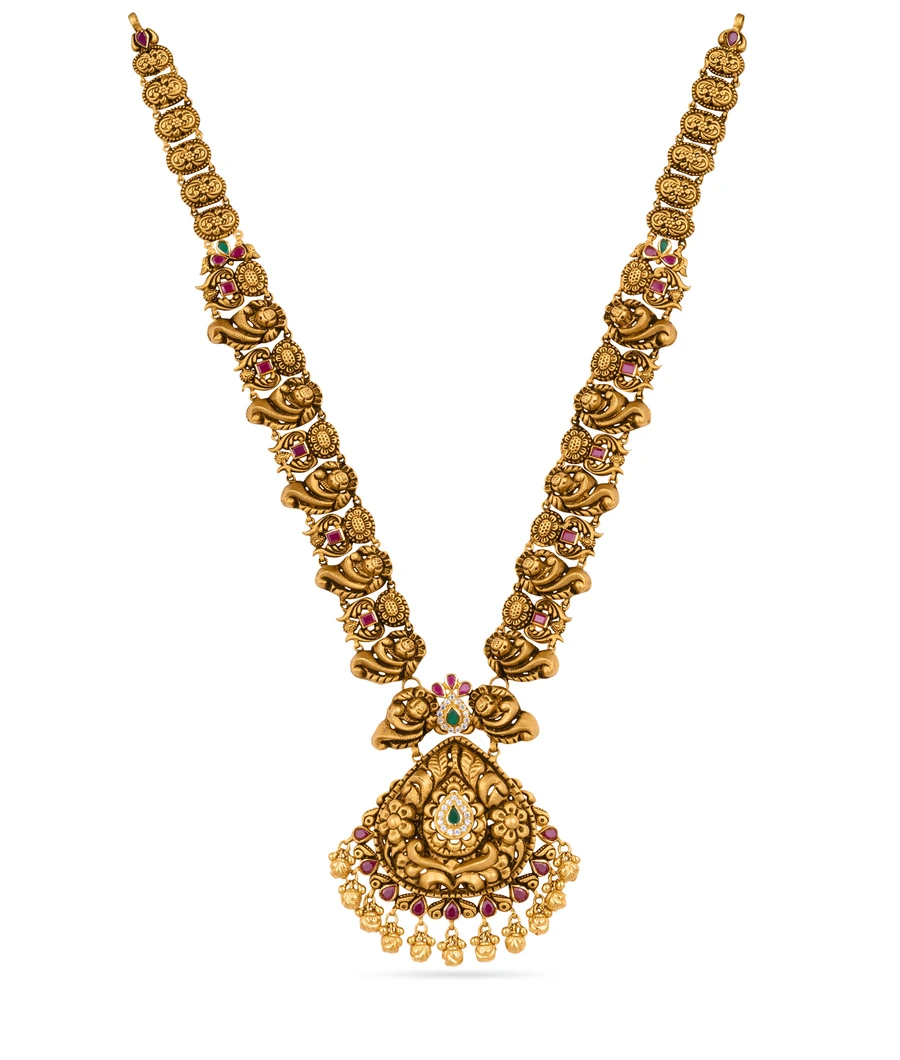 antique-haram-with-intricate-carvings-gemstones-and-goddess-lakshmi-motifs-ahrm0012-a