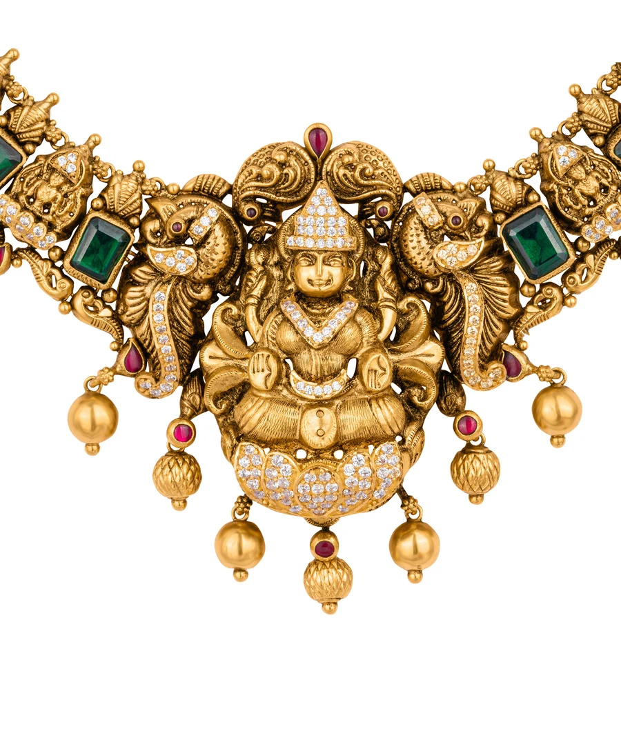 antique-haram-with-intricate-carvings-gemstones-and-goddess-lakshmi-motifs-ahrm0013-b
