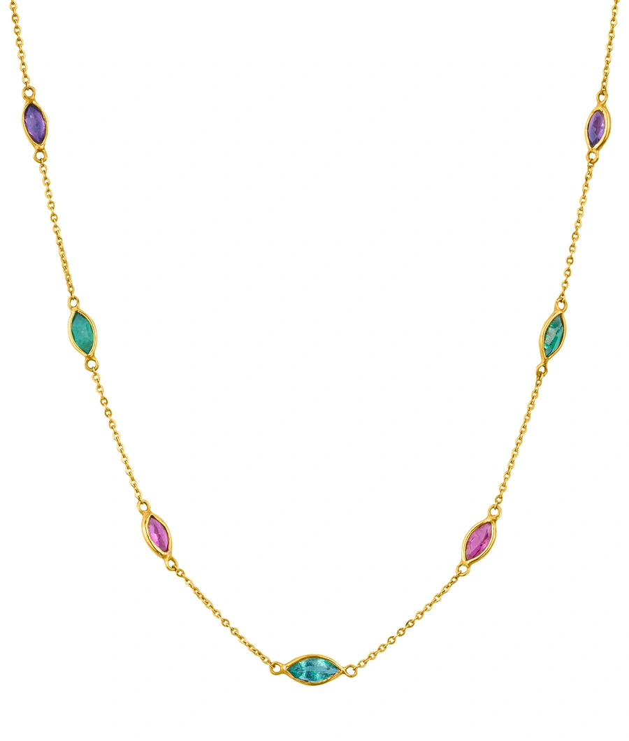 multi-gemstone-delicate-chain-necklace-jneck0035-b