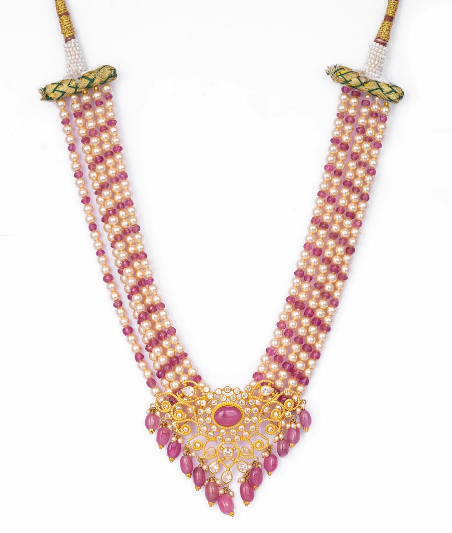 multi-layered-pearl-necklace-with-a-gemstone-pendant-lwneck0006-a