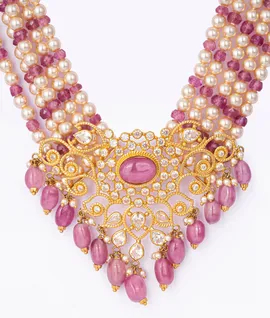 multi-layered-pearl-necklace-with-a-gemstone-pendant-lwneck0006-b