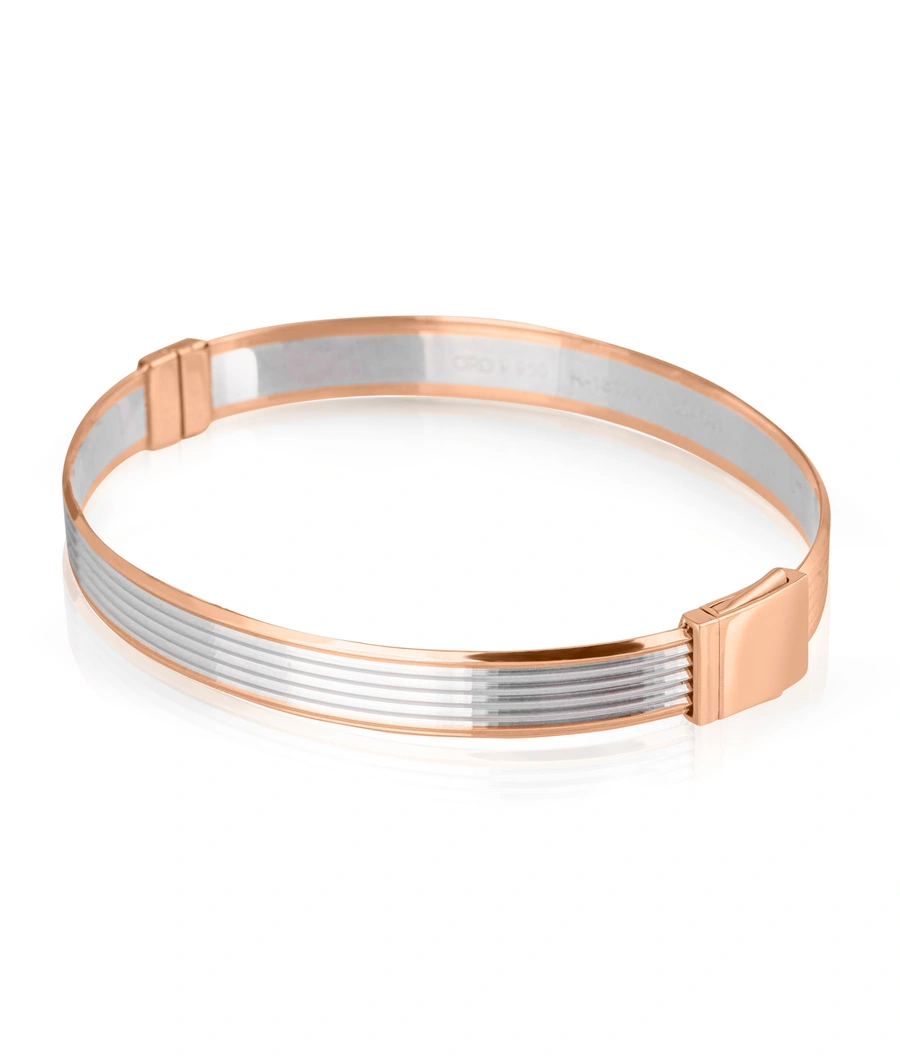 two-tone-gold-bangle-with-a-grooved-design-pkada0001-b