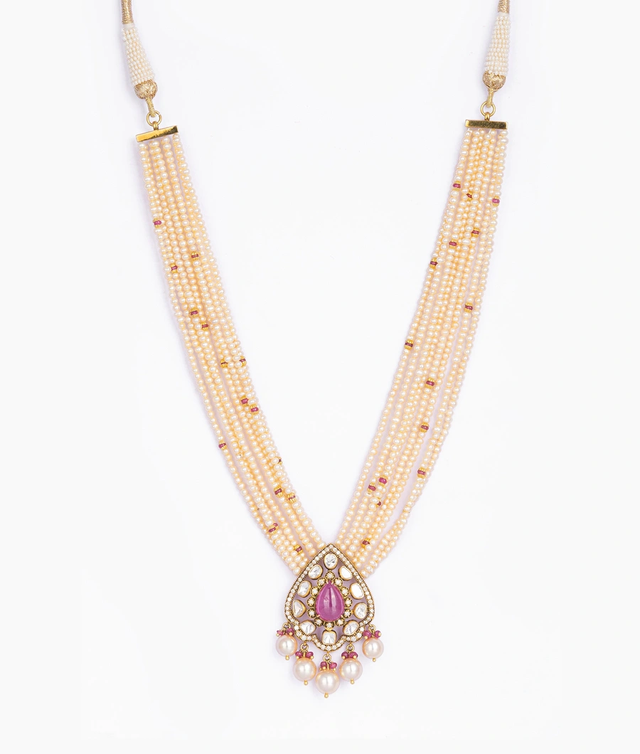 multi-layered-pearl-necklace-with-a-gemstone-pendant-polneck0006-a