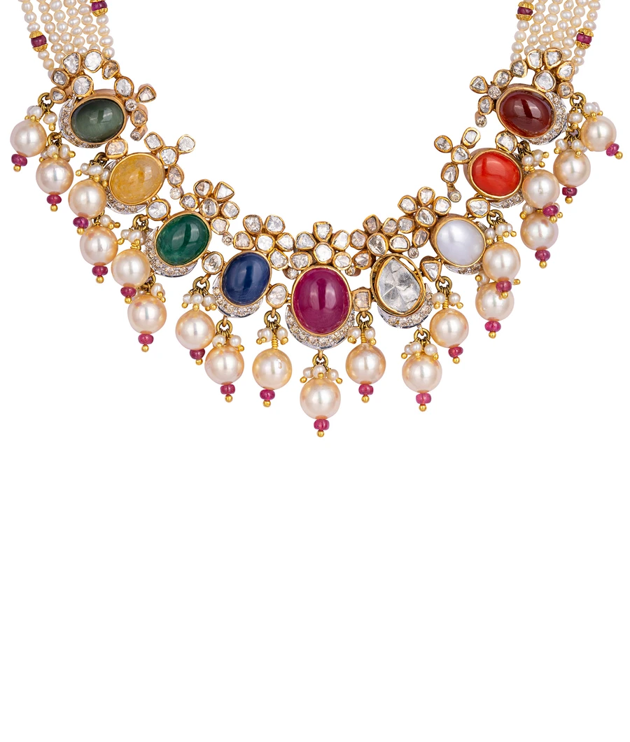 navratna-necklace-with-pearls-polneck0009-b