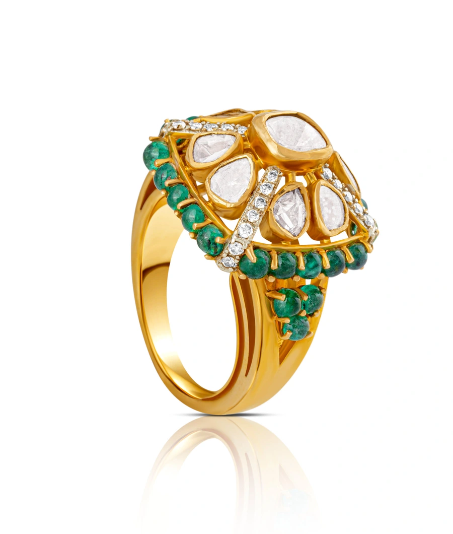 gold-ring-with-diamonds-and-emeralds-in-a-fan-shaped-design-polr0008-a