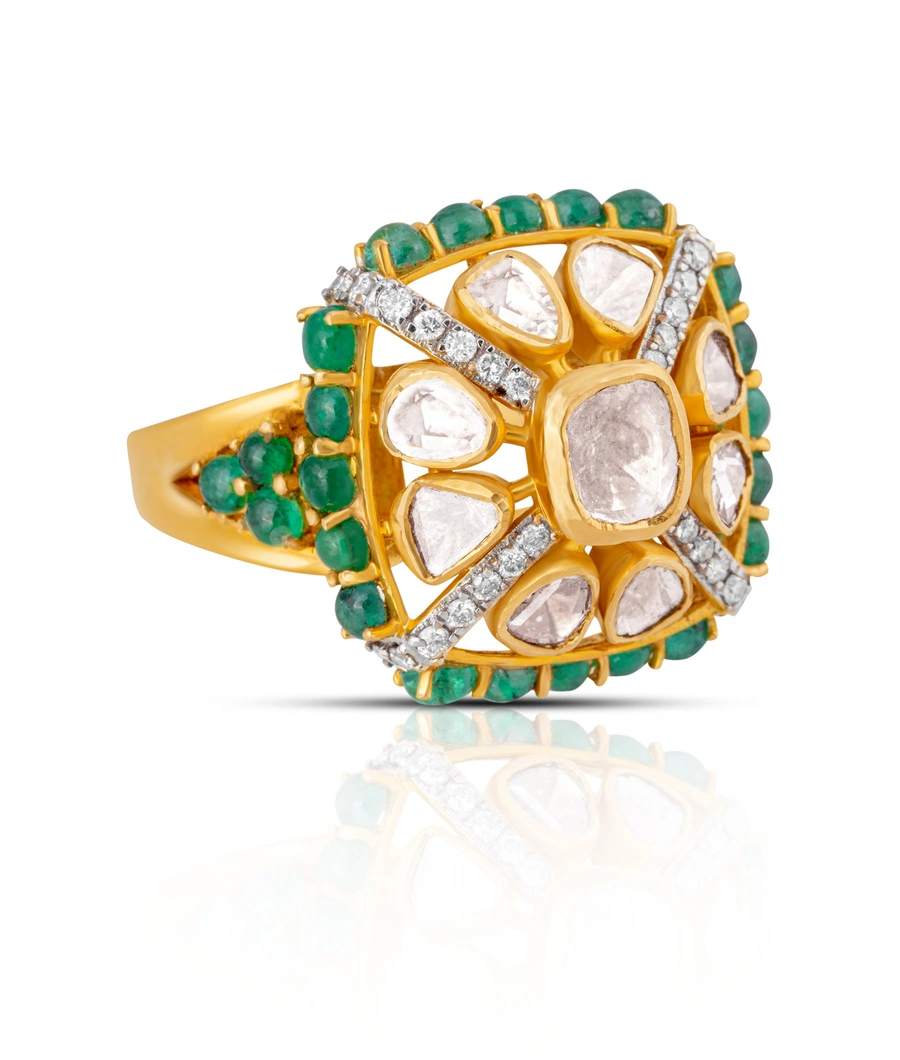 gold-ring-with-diamonds-and-emeralds-in-a-fan-shaped-design-polr0008-b