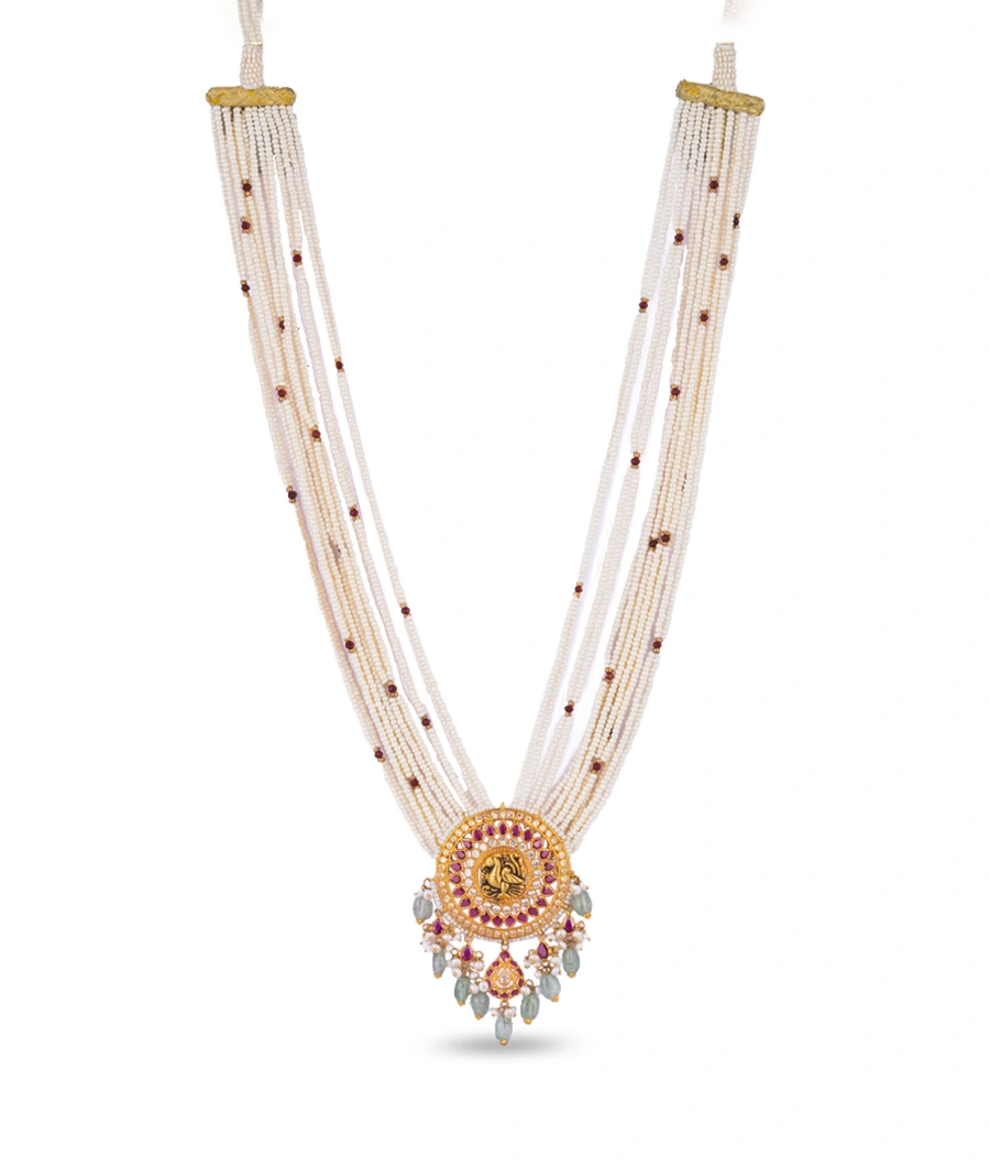 multi-layered-pearl-necklace-with-a-deity-pendant-lwhrm0003-a