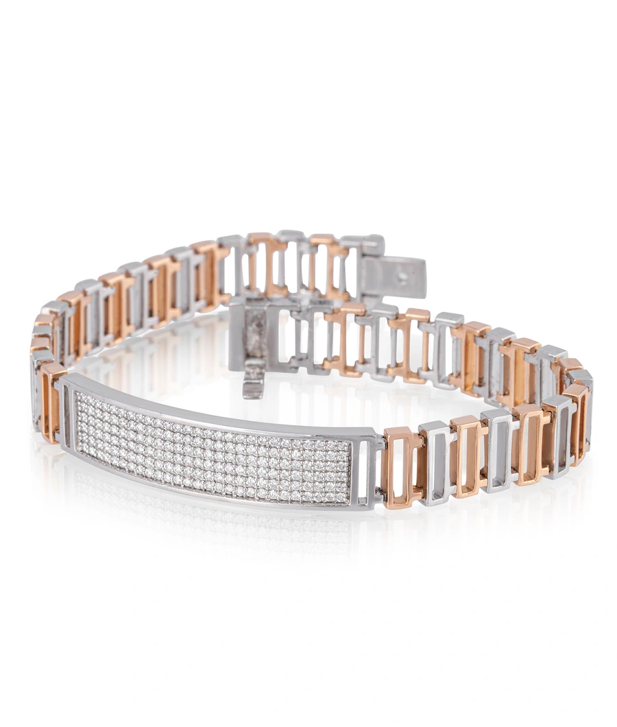 two-tone-metal-bracelet-with-diamond-accent-pmbr0004-a