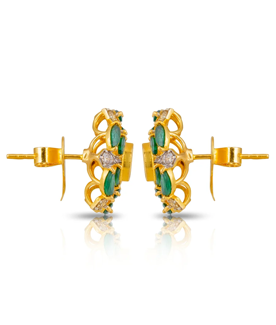 emerald-diamond-and-polki-stud-earrings-per0008-b