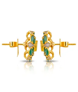 emerald-diamond-and-polki-stud-earrings-per0008-b