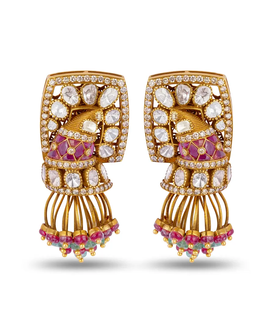 ruby-diamond-and-polki-jhumka-earrings-per0013-a
