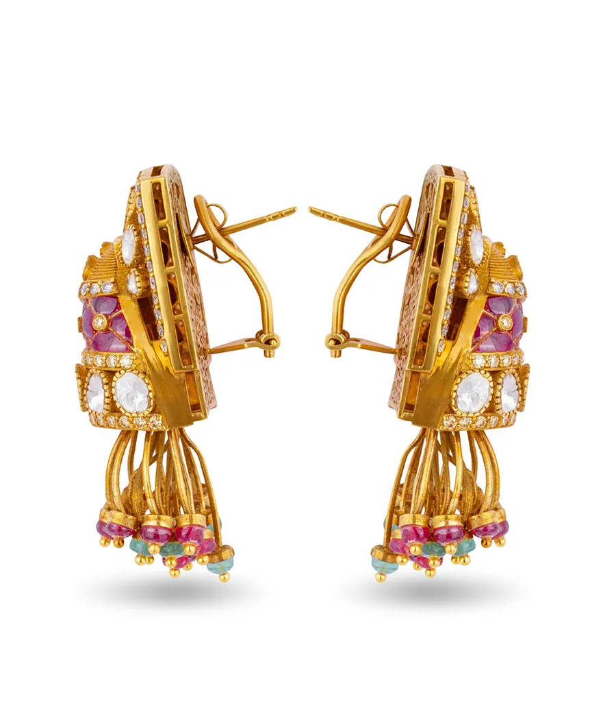 ruby-diamond-and-polki-jhumka-earrings-per0013-b