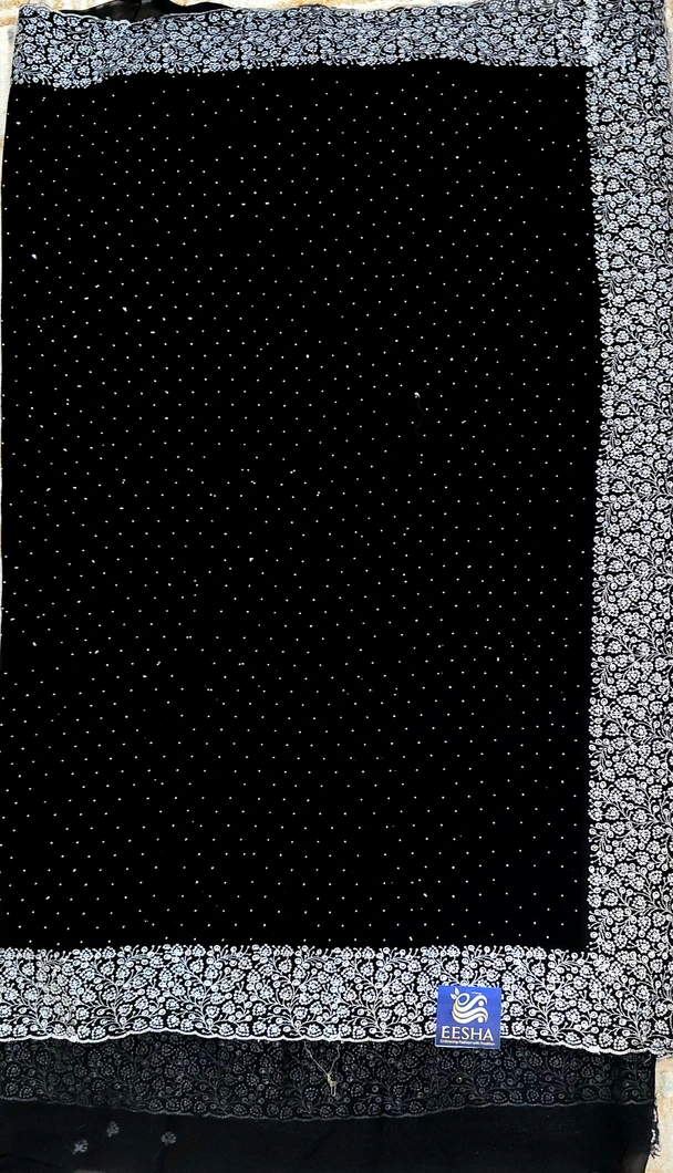 black-saree-silver-zari-with-cutwork-a