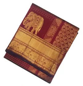 silk-cotton-elephant-border-zari-kattam-00753-a