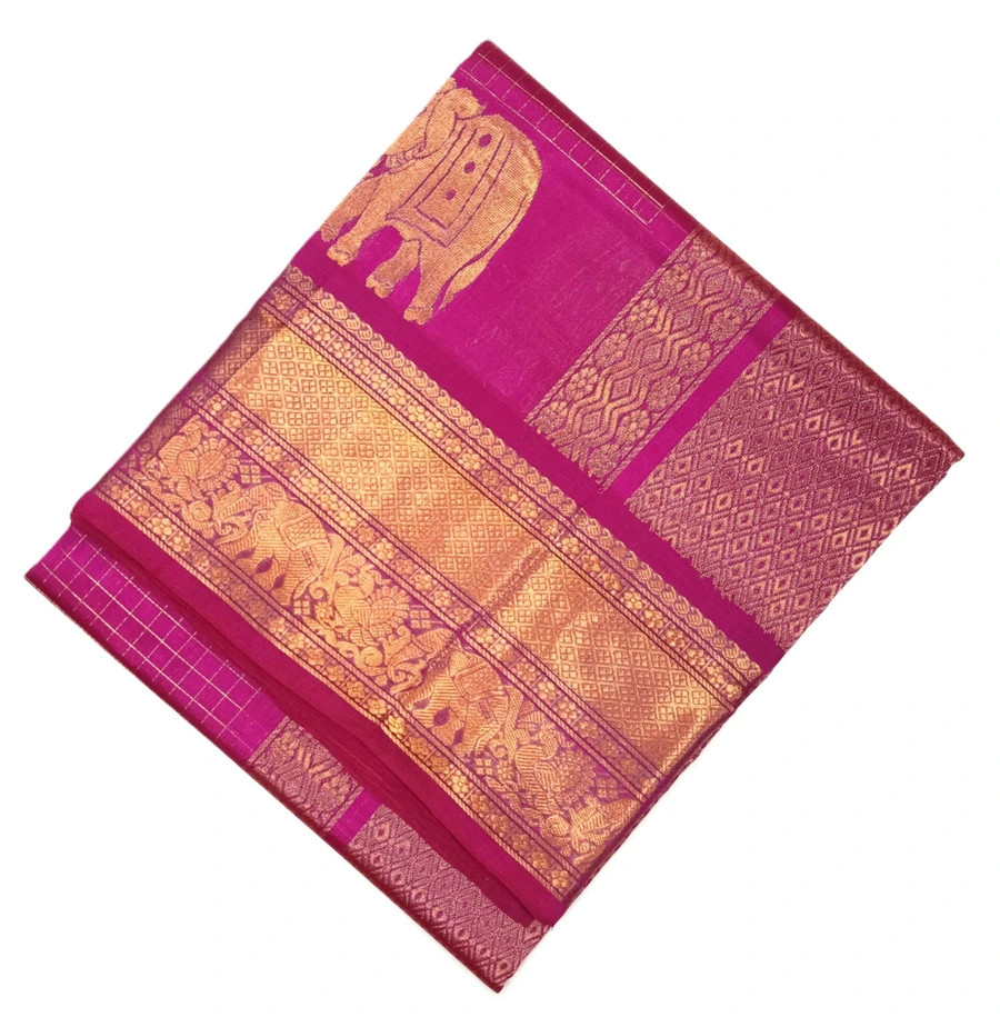 silk-cotton-elephant-border-zari-kattam-00756-a