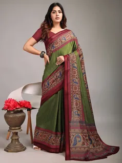 pranaya-olive-kaari-ziya-cotton-saree-aysrkzdp-4-a