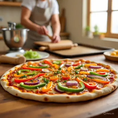 Raachi How to make Pizza with Masala
