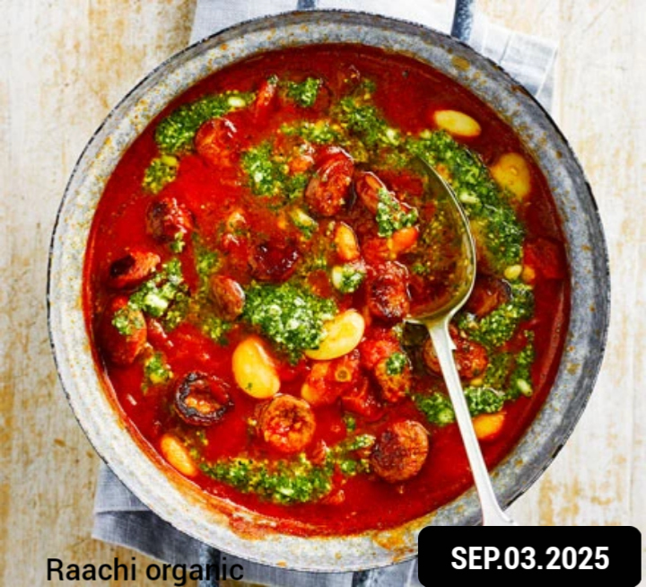 Butter bean & chorizo stew  -2